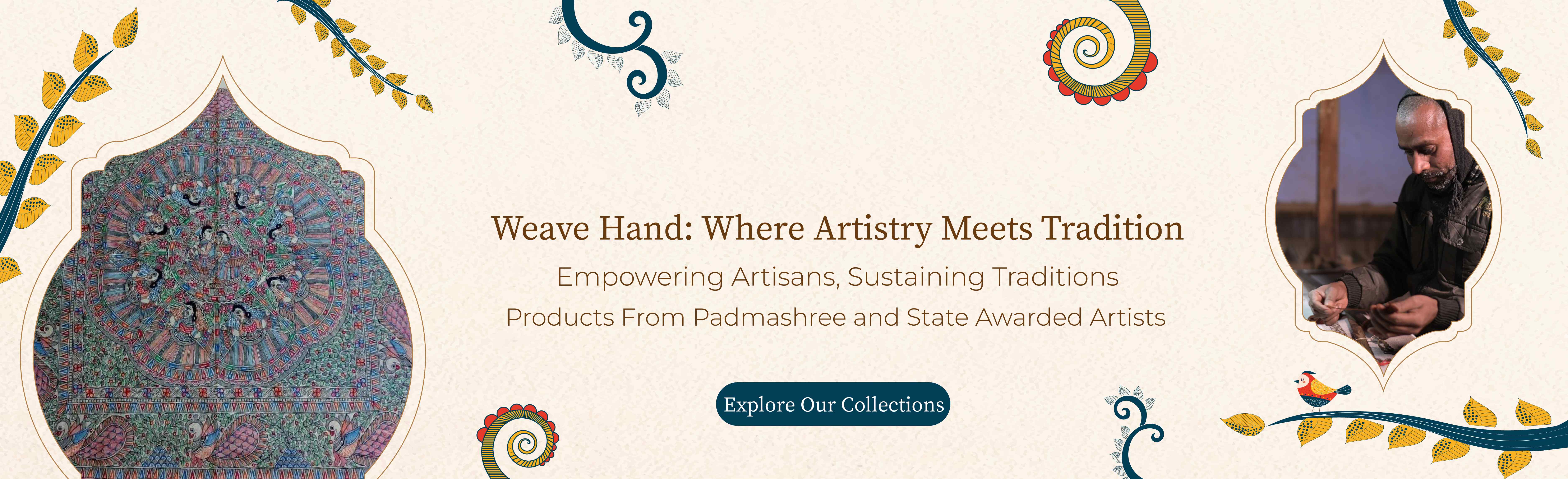 Handcrafted products at Weave Hand
